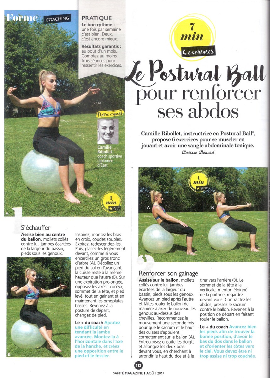 LE POSTURAL BALL SANTÉ MAG AOUT 2017_Page_1