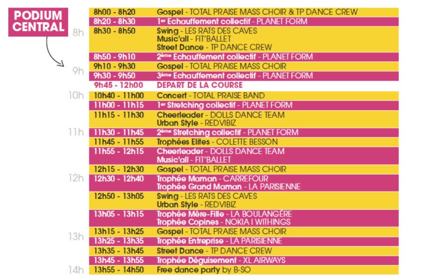 DIMANCHE 9 LA PARISIENNE